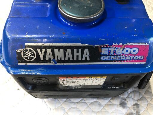 ☆彡ヤマハ!!YAMAHA!!発電機!ET600!災害時の電源確保に屋外作業にとっても便利!!動作確認済みです。