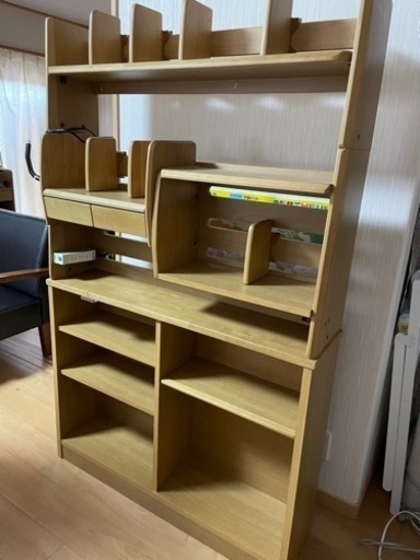 ⭐︎ITOKI学習机　大容量学習棚