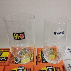 昭和時代ハイシー100のグラス12個　サントリー氷点貯蔵グラス1...