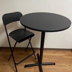 IKEA カフェテーブル　椅子セット！　ステーンセレ　バーテーブル