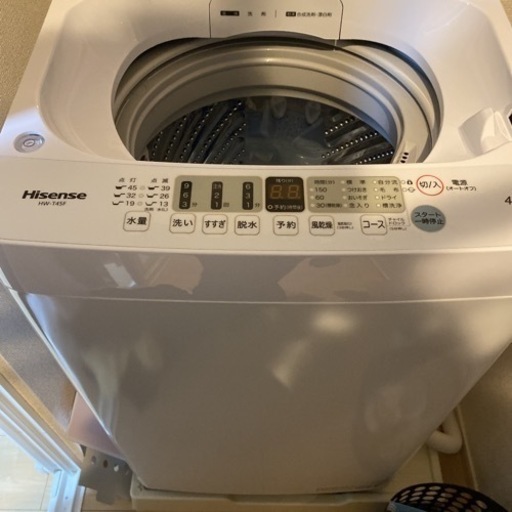ヤマダ電機購入　風乾燥付き洗濯機　ハイセンス