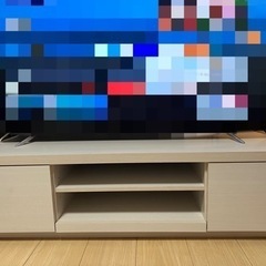 美品　アイリスオーヤマ　テレビ台 45インチ以下 白　幅100cm