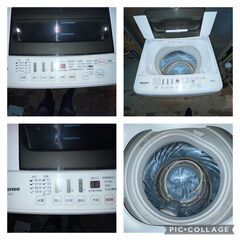 Hisence　全自動洗濯機　HW-E4502　2019年式　4.5キロ　#23280 - 京都市