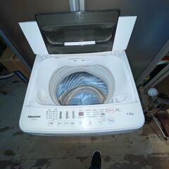 Hisence　全自動洗濯機　HW-E4502　2019年式　4.5キロ　#23280 − 京都府
