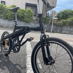 折りたたみ式ハンドル　　自転車
