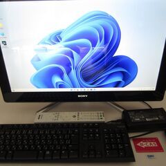 美品！24型FHD液晶搭載一体型PC ソニーVPCL218FJを売ります