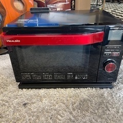 【リサイクルサービス八光　田上店　安心の1か月保証　配達・設置OK】シャープ ウォーターオーブン ヘルシオ(HEALSIO) 18L レッド AX-CX2-R リサイクルサービス八光 田上店 安心の1か月保証 配達・設置OK】シャープ