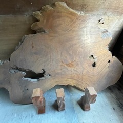 欅自然木　一枚板　机