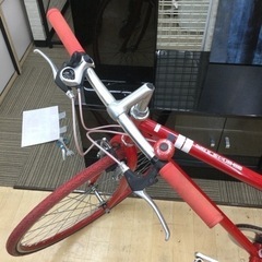 ✨通勤通学❗️フードデリバリー❗️赤❗️✨】700C クロスバイク
