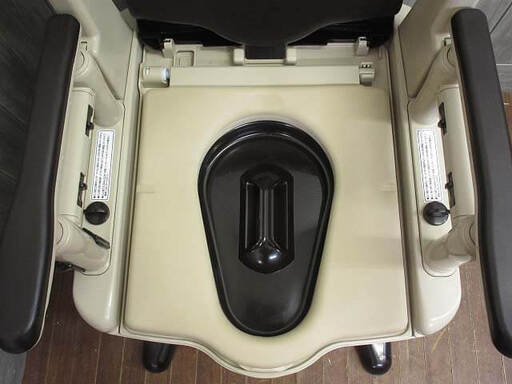 ss3678 安寿 ポータブルトイレ ジャスピタ ブラウン ソフト便座 アロン