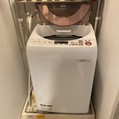 現役　SHARP ES-GV80R-P 洗濯機 送料無し価…