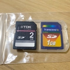 SDカード　2枚