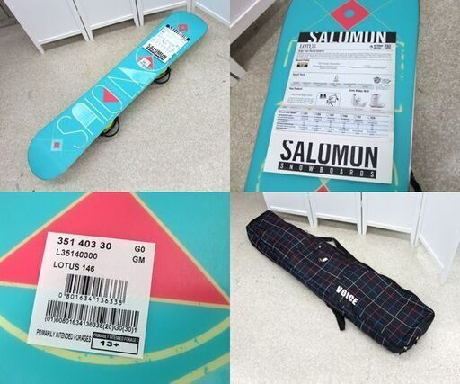 保管品 SALOMON 146cm スノーボード LOTUS 2013-2014モデル レディース