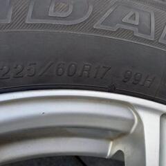 ホイール付き夏タイヤ 225/60R17 99H