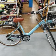 J056  普通自転車  Gimlet  LEDオート  26インチ  6段変速 ギムレットジュニア オート｜自転車のタニサダ