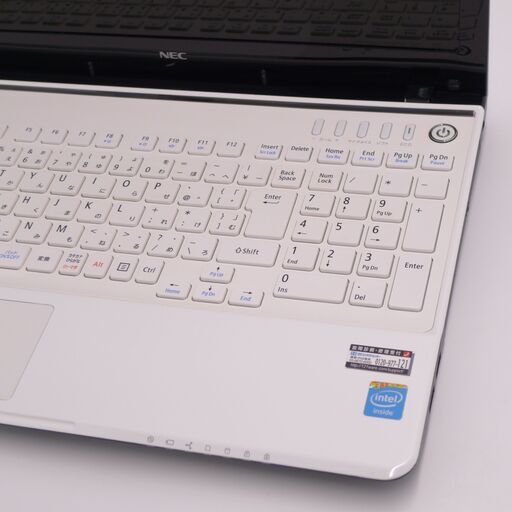 即使用可 Wi-Fi有 NEC ノートパソコン PC-LS150RSW 中古良品 Celeron