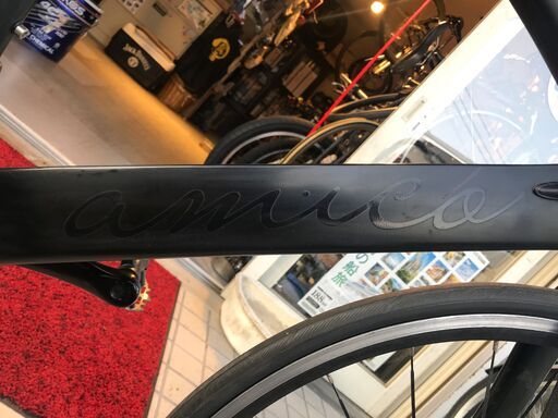 amico エアロロード　アルミにカーボンフォークレストア済みの中古です