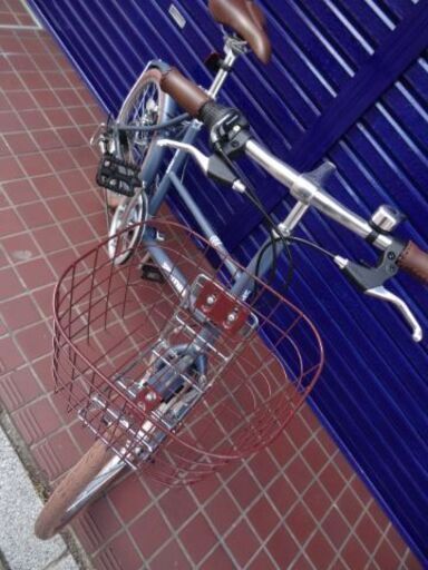 【お買い上げありがとうございました】自転車　20インチ  SP-MIN　　 6段切り替え　ミニベロ　防犯登録料込