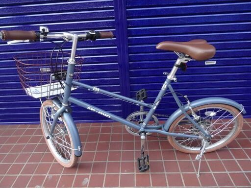 【お買い上げありがとうございました】自転車　20インチ  SP-MIN　　 6段切り替え　ミニベロ　防犯登録料込