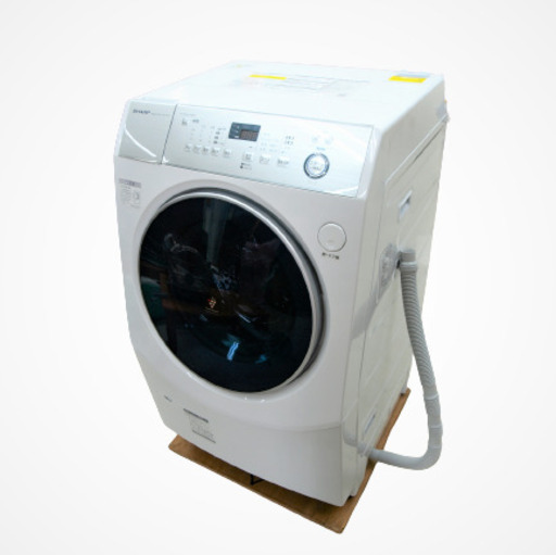 USED　シャープ　ドラム式電気洗濯乾燥機　ES-H10C-WL