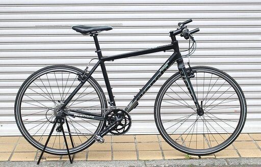 (Y)北大前! 札幌 引取 BIANCHI/ビアンキ ROMAⅡ ローマ2 クロスバイク マットブラック 2×9 18段変速 アルミフレーム シマノ SORA 自転車
