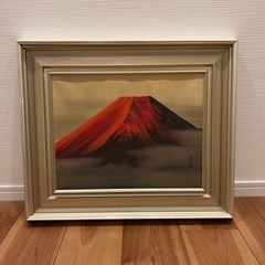 「赤富士」アート