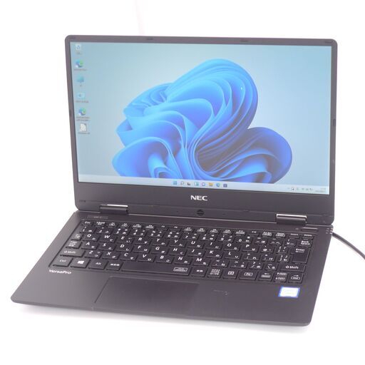Windows11搭載 中古美品 高速SSD 12.5型 軽量 ノートPC NEC PC-VKT12HZG1 第7世代 Core i5 8GB 無線 Bluetooth カメラ Office