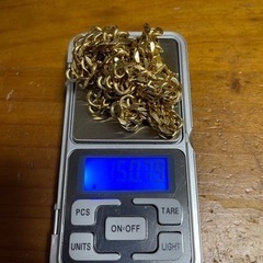 k18 喜平ネックレス　6面Ｗ　60cm 150g