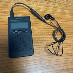 SONY　ポケットラジオ　ワンセグＴＶ音声対応型　XDR-63TV