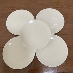 白いお皿　5枚組