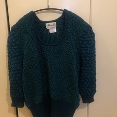 ビンテージグリーンセーター