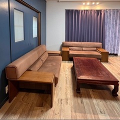 カンディハウス CONDEHOUSE / JAPAN BOLS 総革張り 2シーターソファ