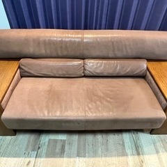 カンディハウス CONDEHOUSE / JAPAN BOLS 総革張り 2シーターソファ