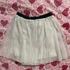 白のスカート