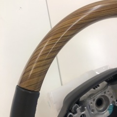 土日値下げ！プラド150系後期　純正ウッドステアリング