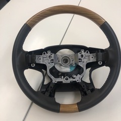 土日値下げ！プラド150系後期　純正ウッドステアリング