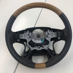 土日値下げ！プラド150系後期　純正ウッドステアリング