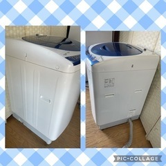☆ジモティー割あり☆ｱｸｱ/4.5kg洗濯機/クリ-ニング済み/HG-3445
