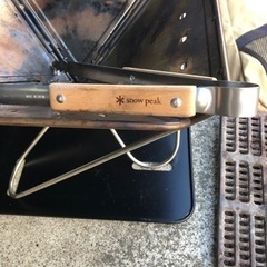 スノーピーク 焚火台 L（スターターセット）＋ 火バサミ