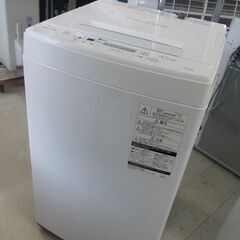 TOSHIBA　全自動洗濯機　4.5kg　2019年製　AW-45M7