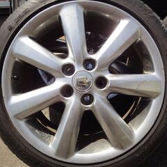 クラウン アスリート 18インチ メッキホイール４本