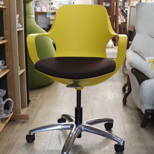 ☆関家具☆MERRYFAIR☆オフィスチェア☆イエロー☆ | muniotuzco.gob.pe