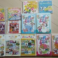 幼児英語教材DVD9枚CD4枚のセットです。