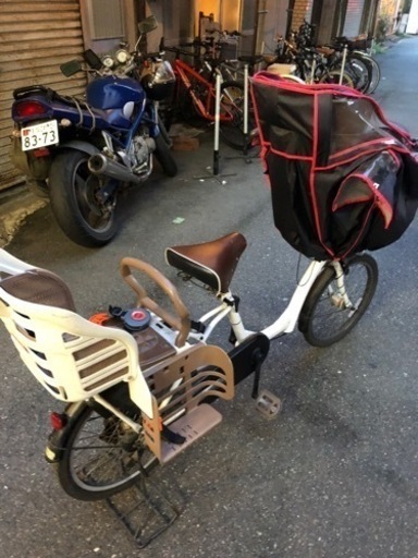 アサヒサイクル 子供乗せ自転車 Bell mele 3人乗り前後チャールド 