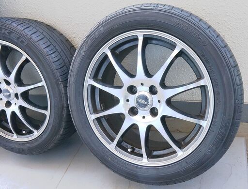 美品ホイール！ タイヤセット HOT STUFF X-SPEED ブラポリ 16インチ 4