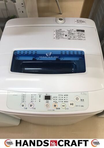 ✨ハイアール　洗濯機　JW-K42LE　2016年製　中古品✨うるま市田場✨