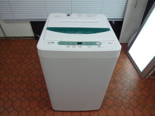 ID  027497　洗濯機　ヤマダ　4.5K　２０１７年製　YWM-T45A1