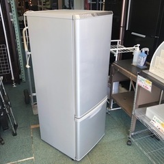 【リサイクルサービス八光　田上店　安心の3か月保証　配達・設置OK】パナソニック Panasonic NR-B17AW-S [パーソナル搭載冷蔵庫 (168L・右開き) 2ドア シルバー]