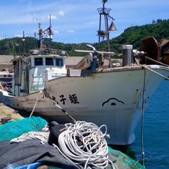 【ネット決済】漁網　刺し網　漁師　漁船　②