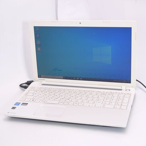 即使用可 Wi-Fi有 ホワイト ノートパソコン 東芝 BX/353KW 中古良品 Celeron 4GB DVDRW 無線LAN webカメラ Windows10 Office